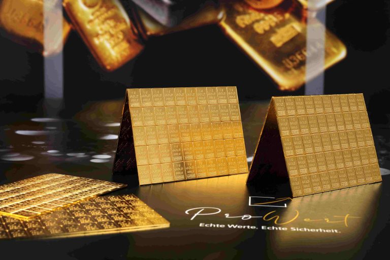 Gold und Edelmetallplatten