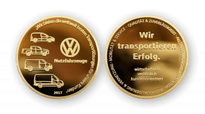 Individualisierte Edelmetallprägung Beispiel 1